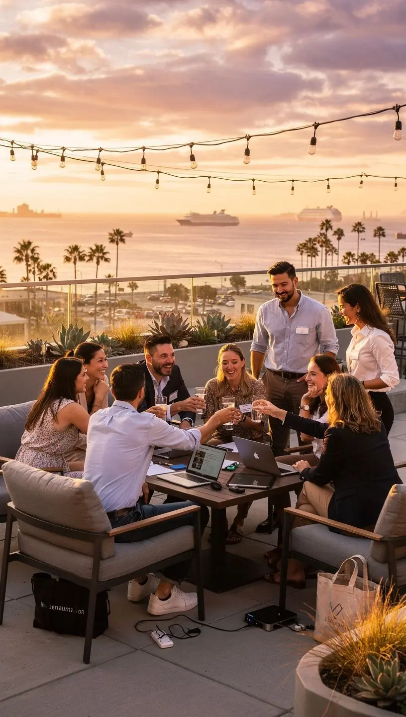 Graph showing increasing productivity and time savings from implementing automation tools in a workplace.